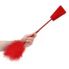 Ouch! Cravache et Plumeau Ouch 43cm Rouge